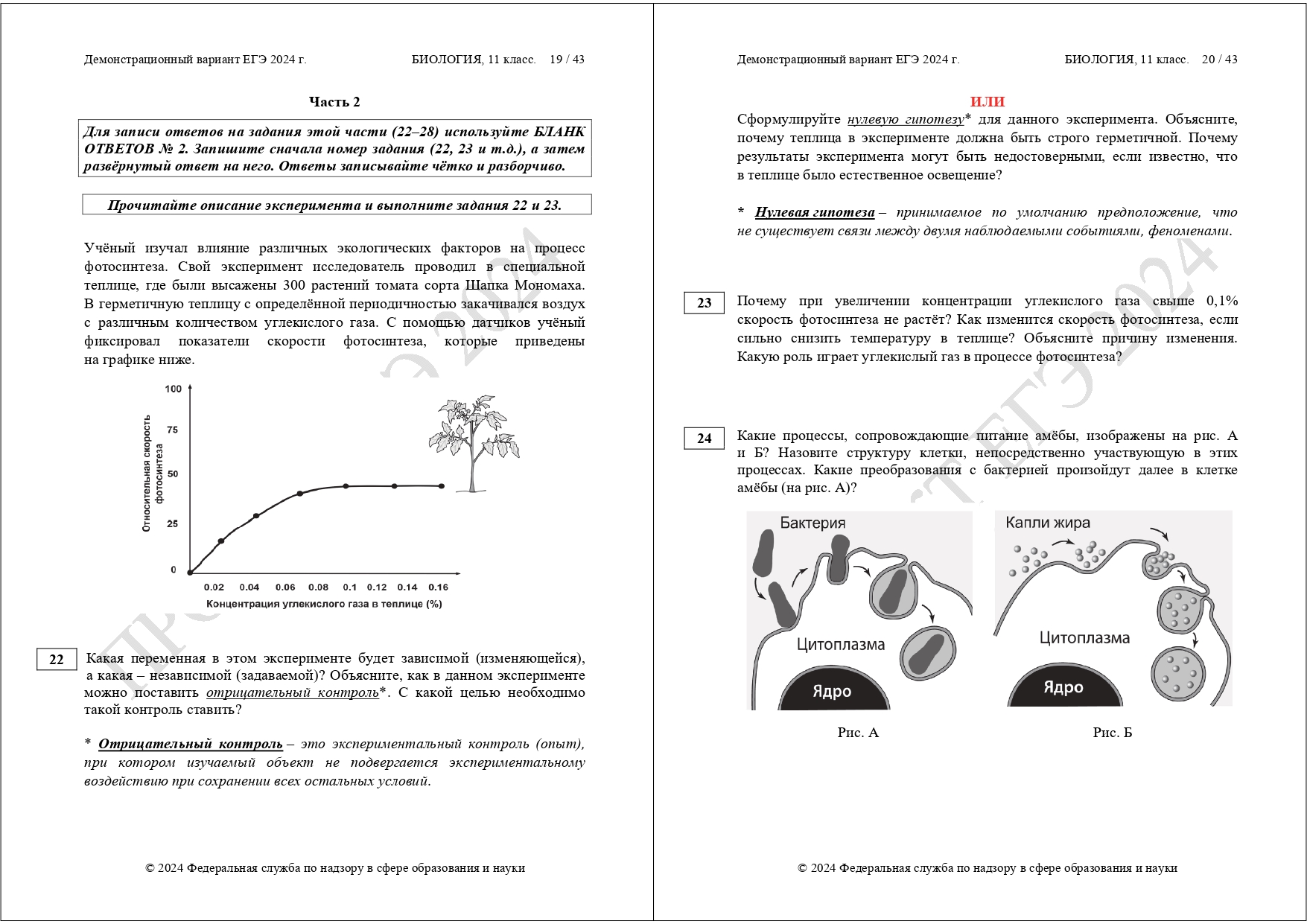 Демоверсия подготовки к ЕГЭ по биологии 2024 | LANCMAN SCHOOL