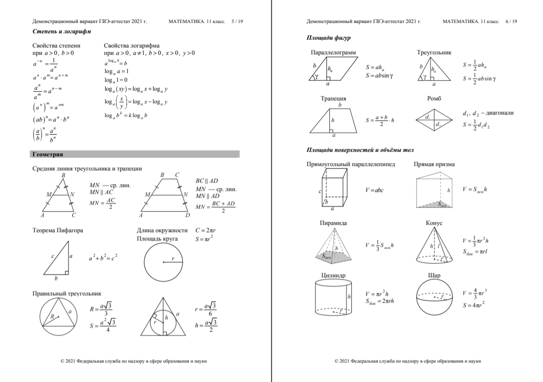 Геометрия гиа 9 класс. Справочный материал ЕГЭ математика базовый уровень. Справочные материалы ЕГЭ математика 2022. Справочный материал ЕГЭ математика база 2022. Справочный материал ГВЭ по математике 11 класс 2021.