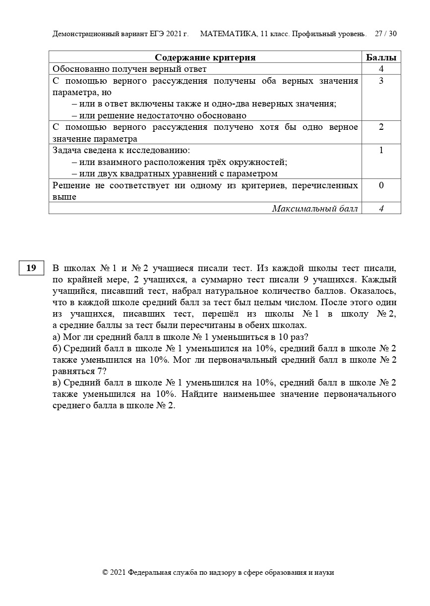 ЕГЭ по профильной математике 2021 | LANCMAN SCHOOL