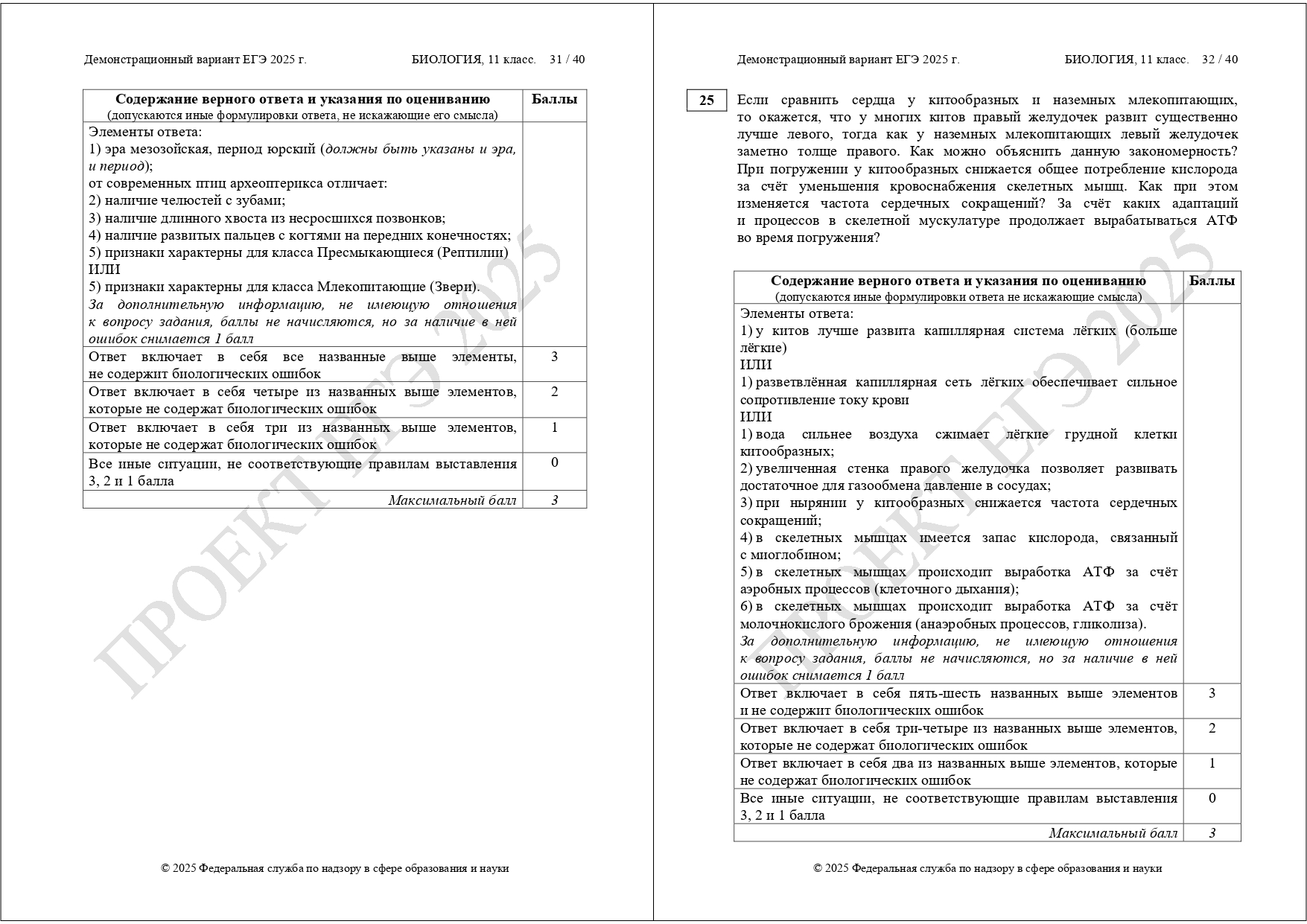 демоверсия ЕГЭ биология 2025